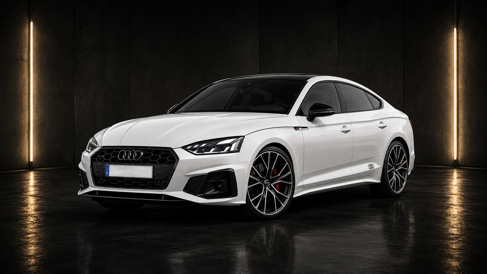 Audi A5 Sportback luxury car rental available in Lahore