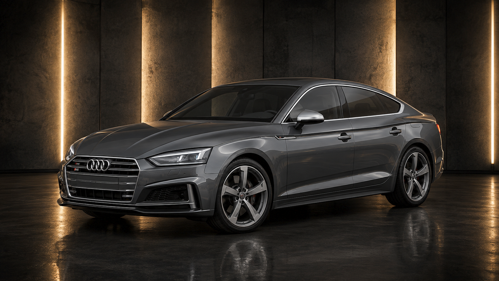 Audi A6 executive sedan for rent a car in Lahore with professional driver